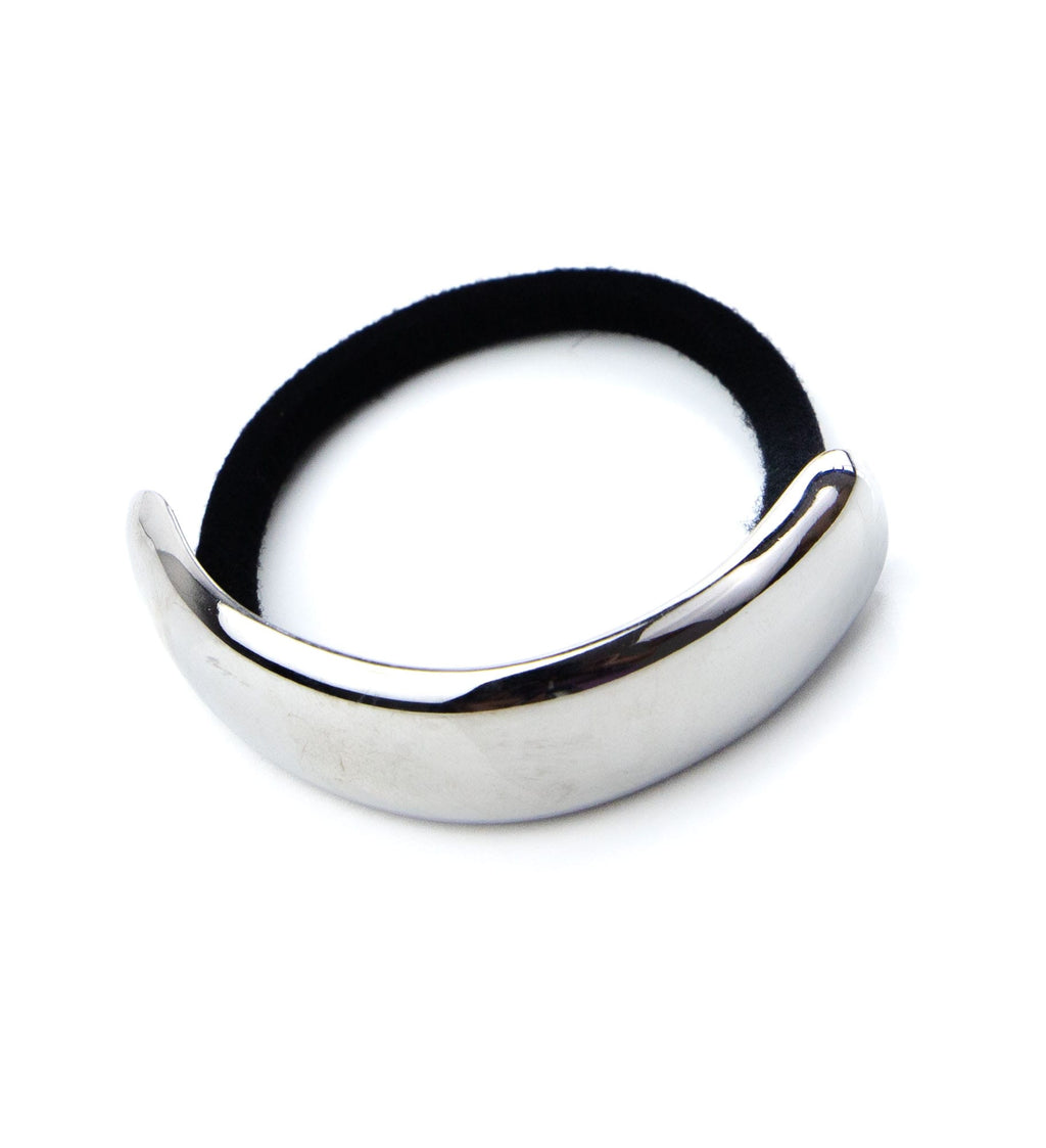 Élastique cheveux avec alliages dorés