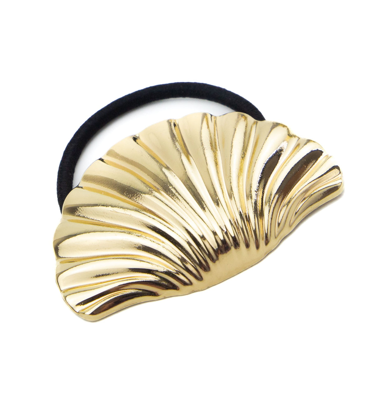 Élastique cheveux avec alliages dorés