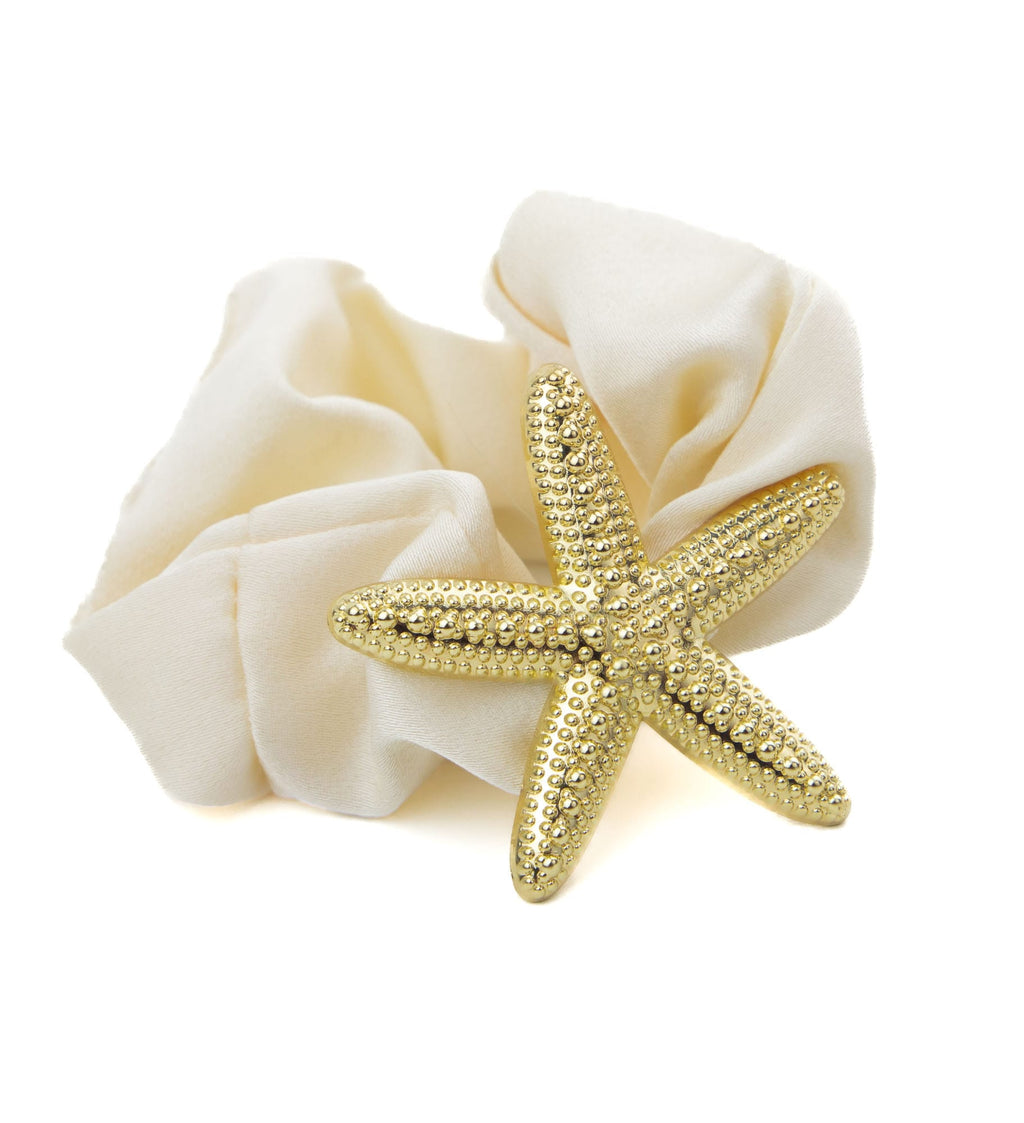 Chouchou en tissu &amp; étoile