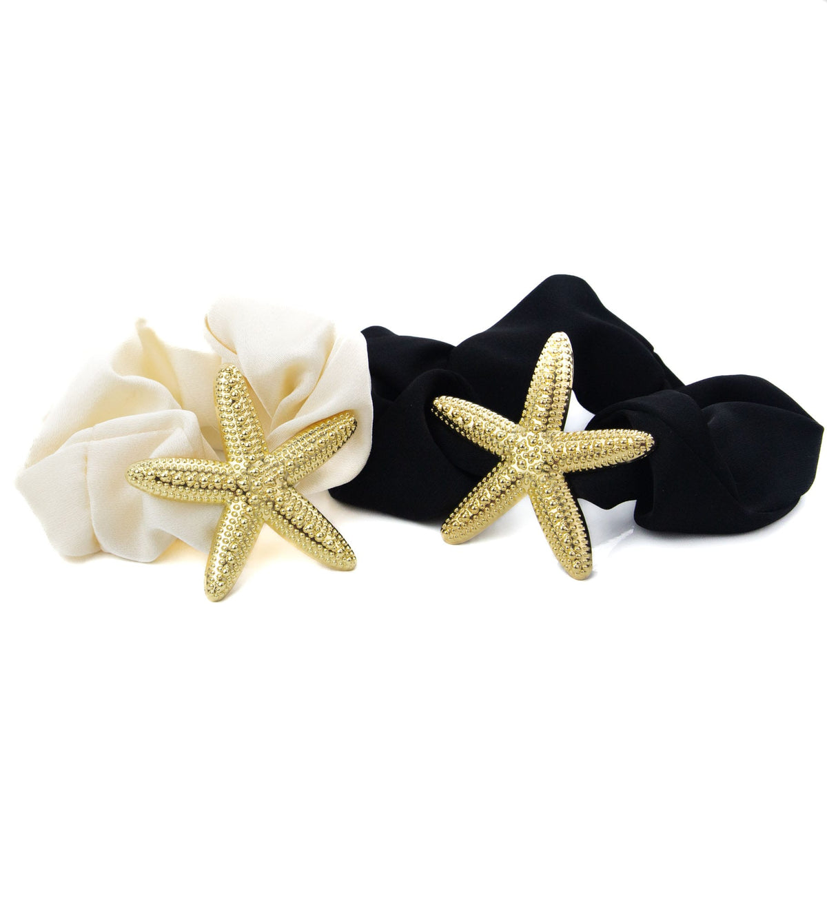 Chouchou en tissu &amp; étoile