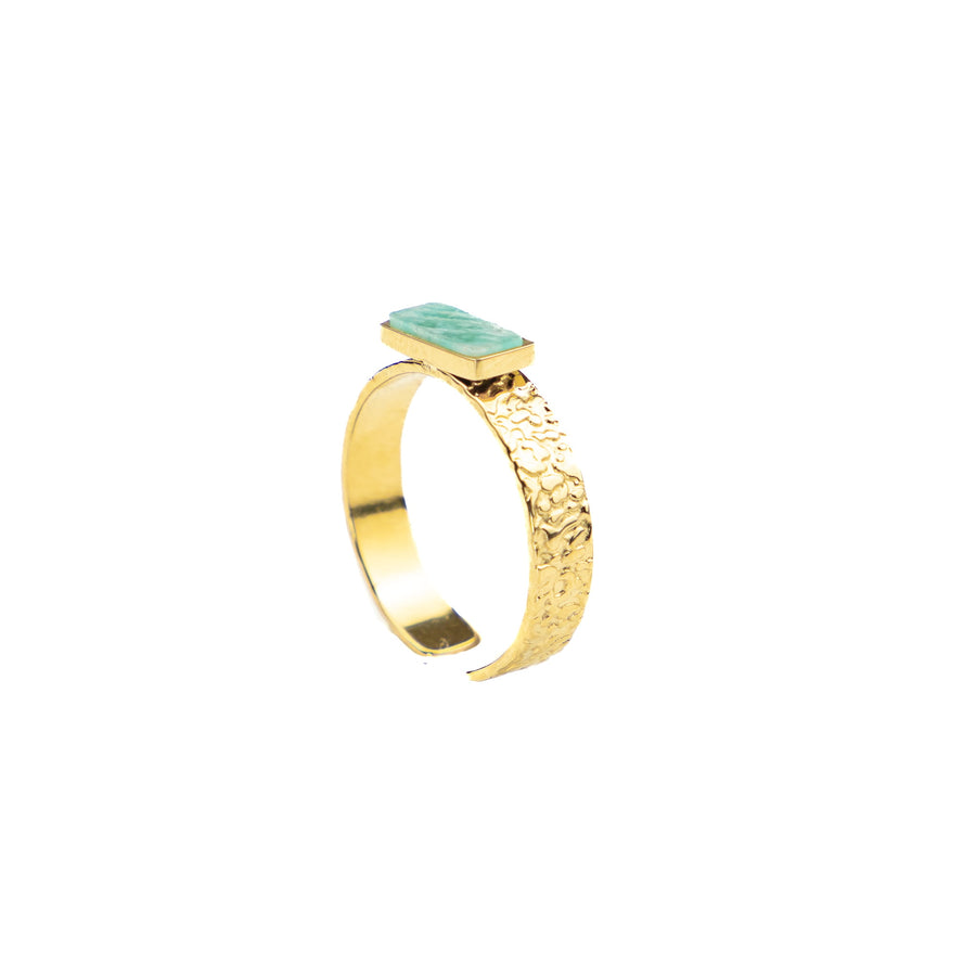 Bague Colette coloris marron - Bébou la Coquette