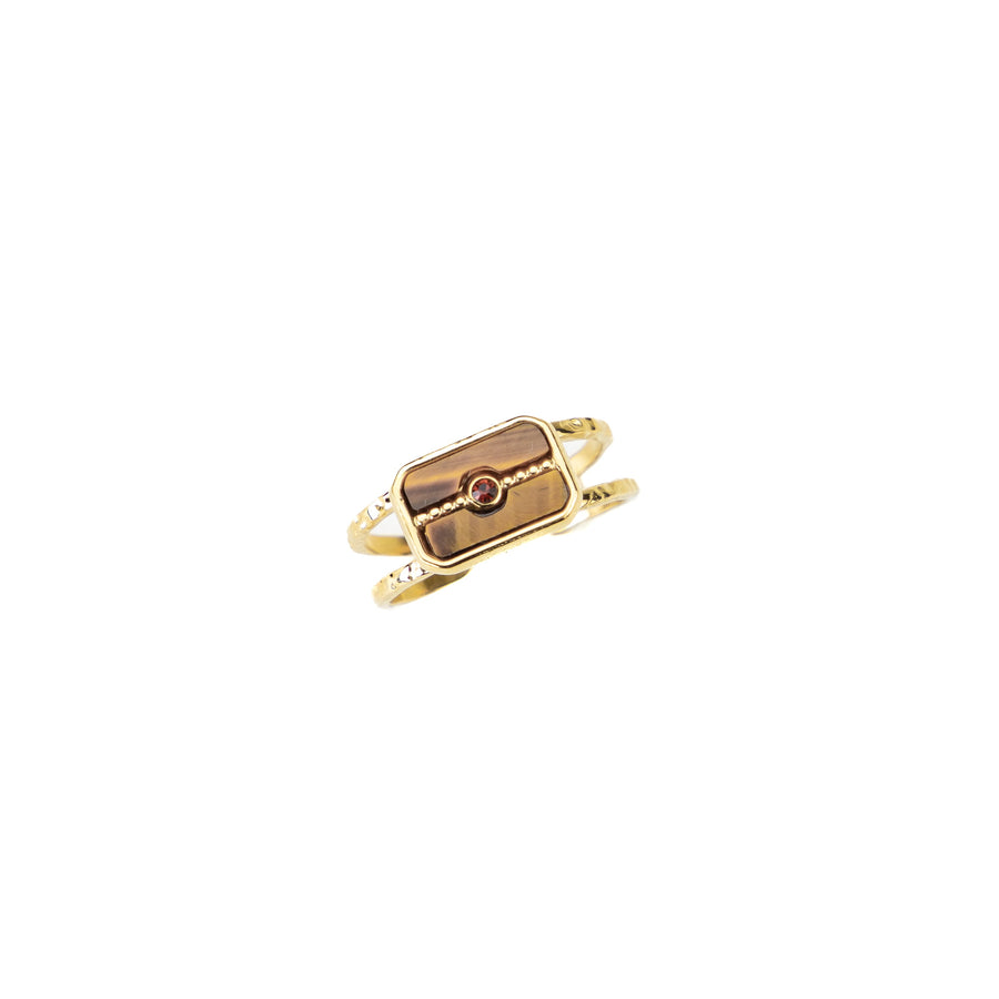 Bague réglable Chantal-Anne coloris blanc - Bébou la Coquette