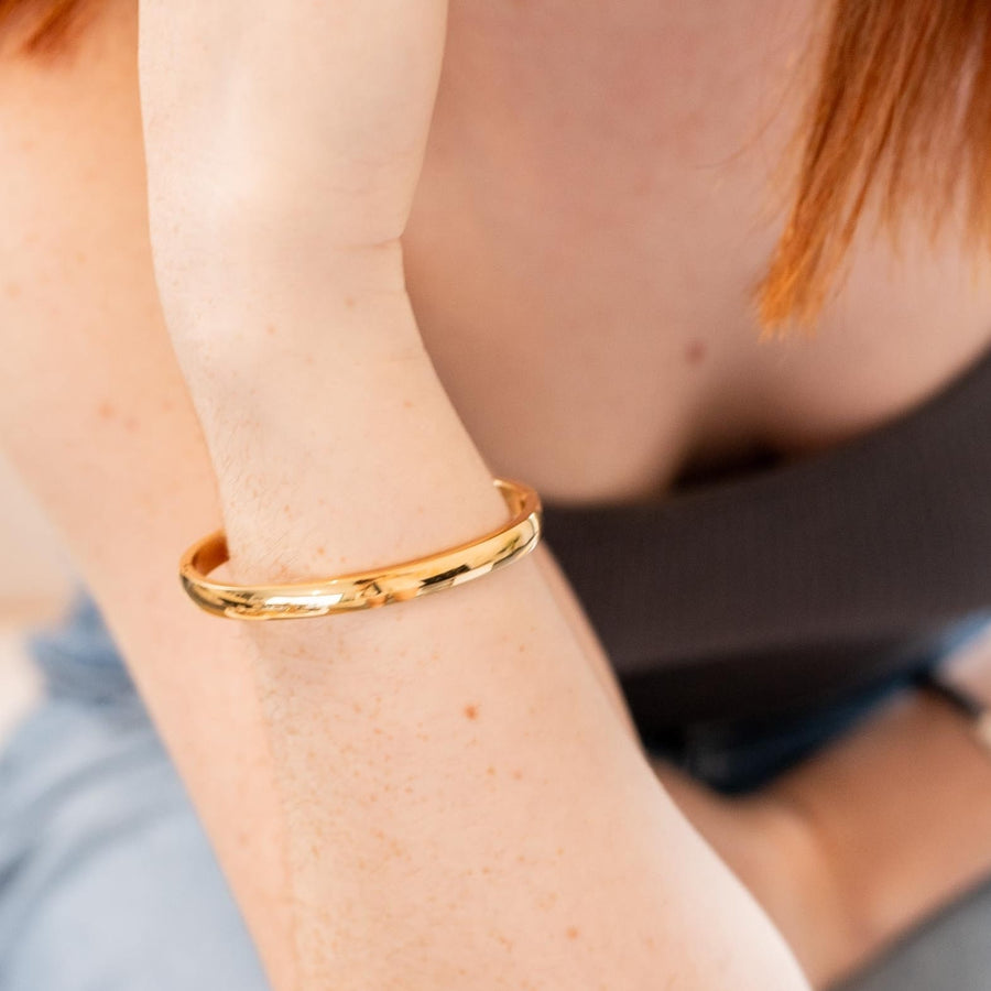 Bracelet jonc Bellini coloris argent - Bébou la Coquette