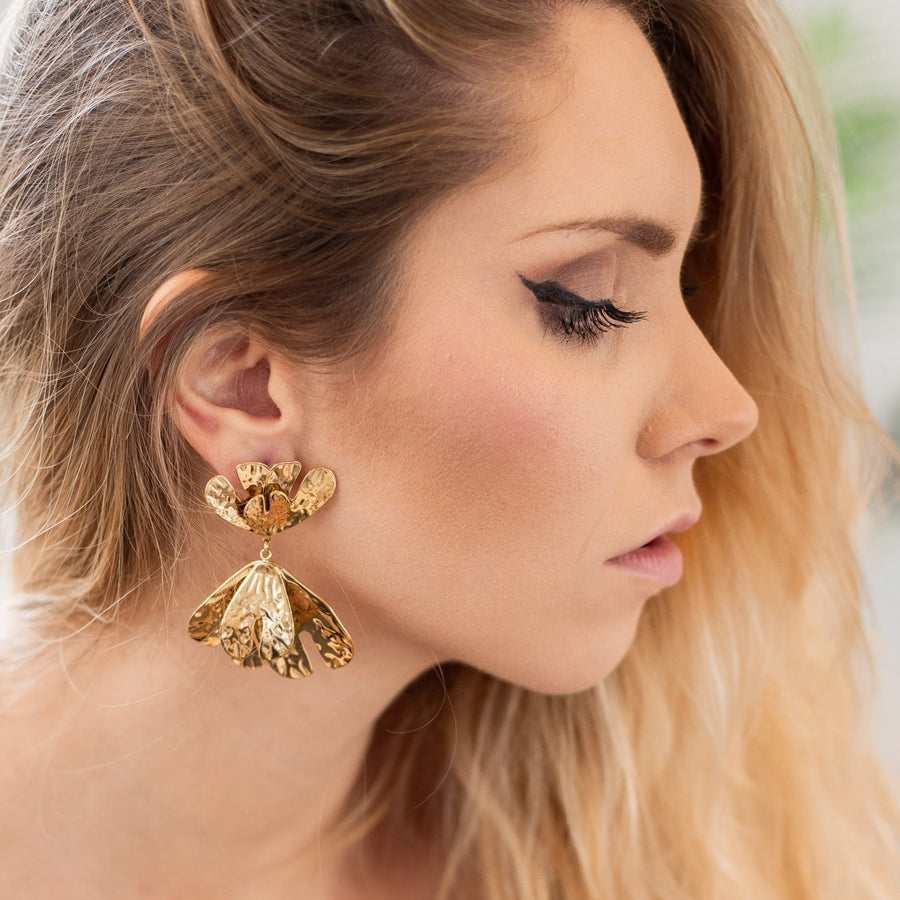 Boucles d'oreilles pendantes Garance - Bébou la Coquette