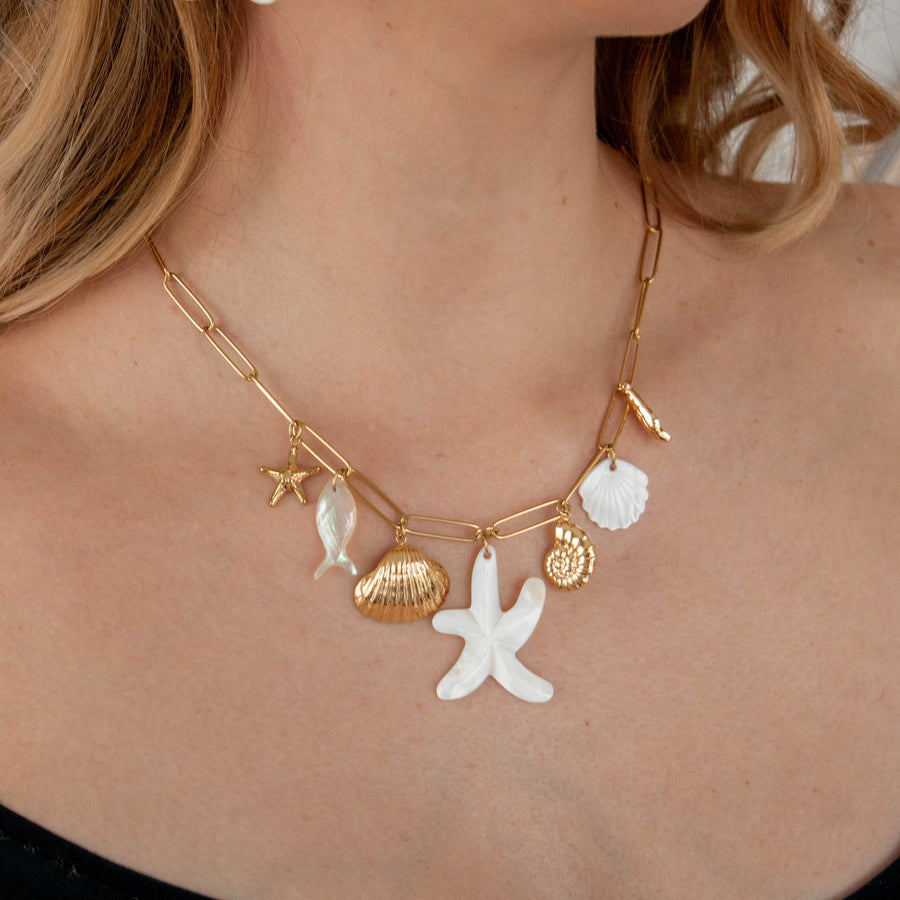 Collier chaîne Néréide - Bébou la Coquette