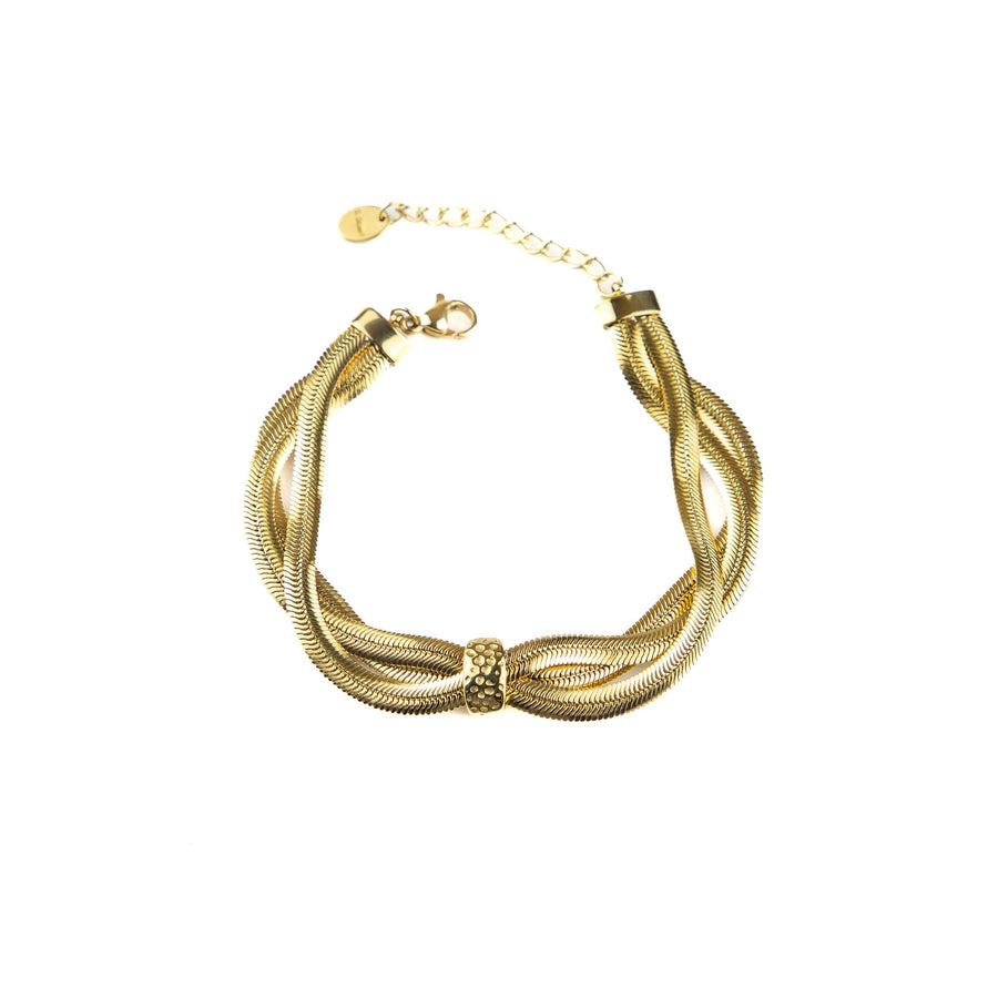 Bracelet chaîne Fiona coloris or - Bébou la Coquette