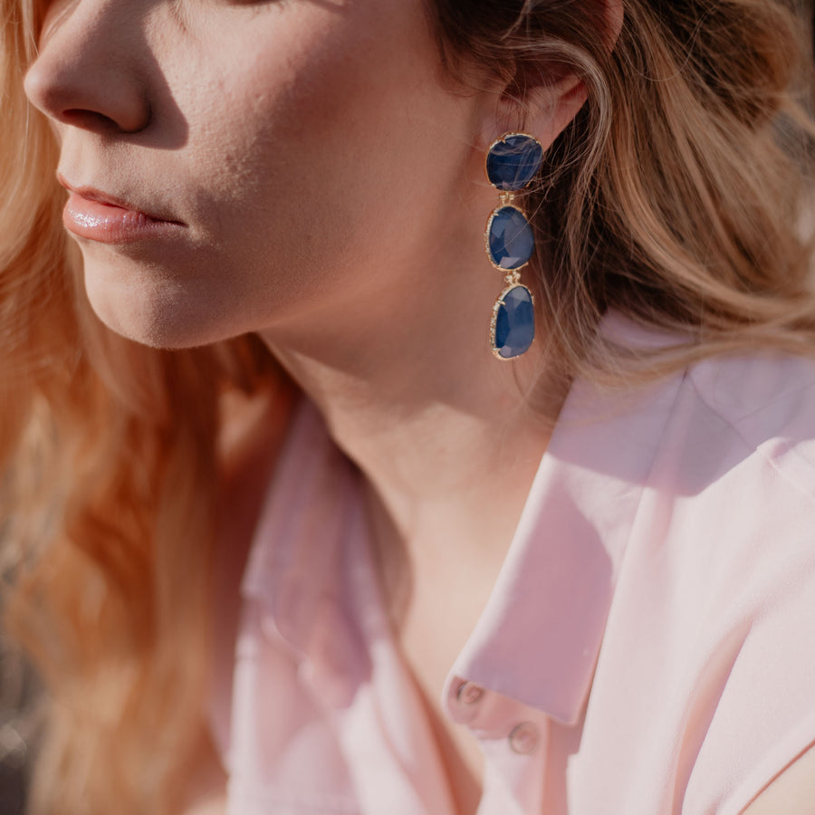 Boucles d'oreilles pendantes Naree - Bébou la Coquette