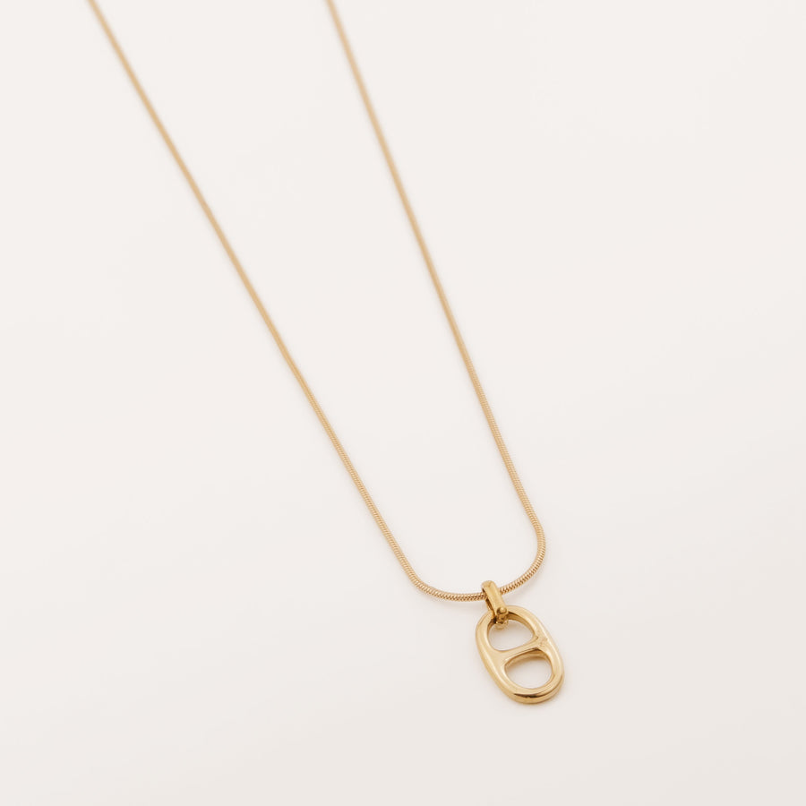 Collier pendentif Roseline coloris or - Bébou la Coquette