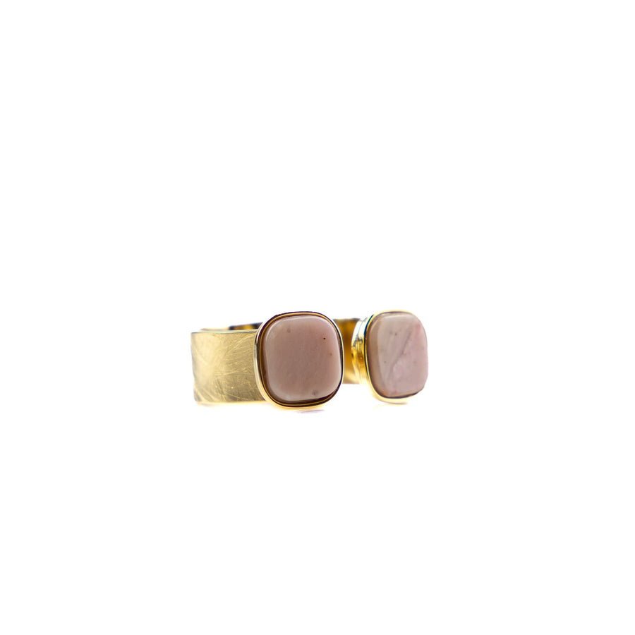 Bague réglable Kamala coloris rouge - Bébou la Coquette