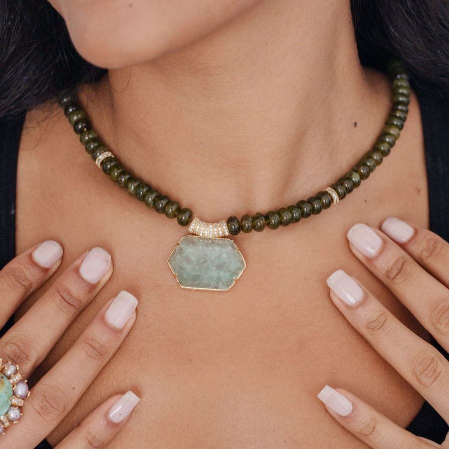 Collier chaîne Preeya coloris rouge - Bébou la Coquette