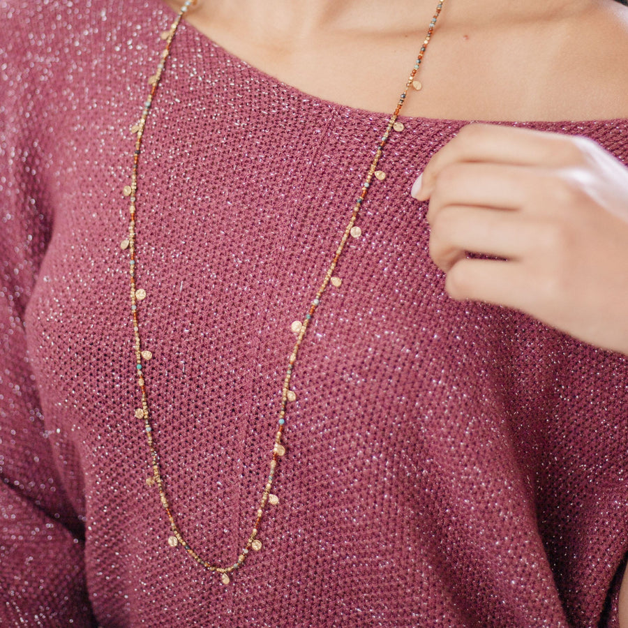 Collier chaîne Thanwa - Bébou la Coquette