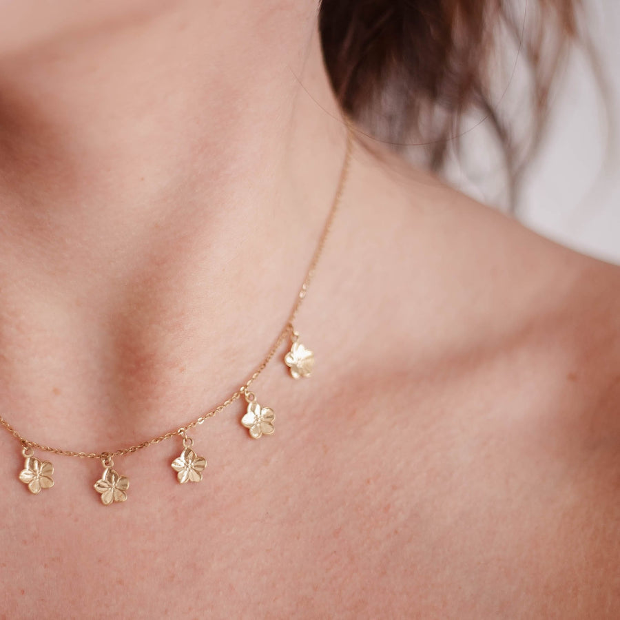 Collier chaîne Mimosa - Bébou la Coquette