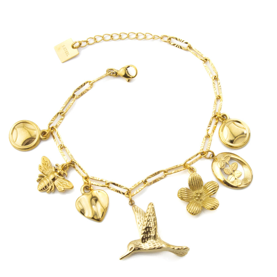 Bracelet chaîne Louise - Bébou la Coquette