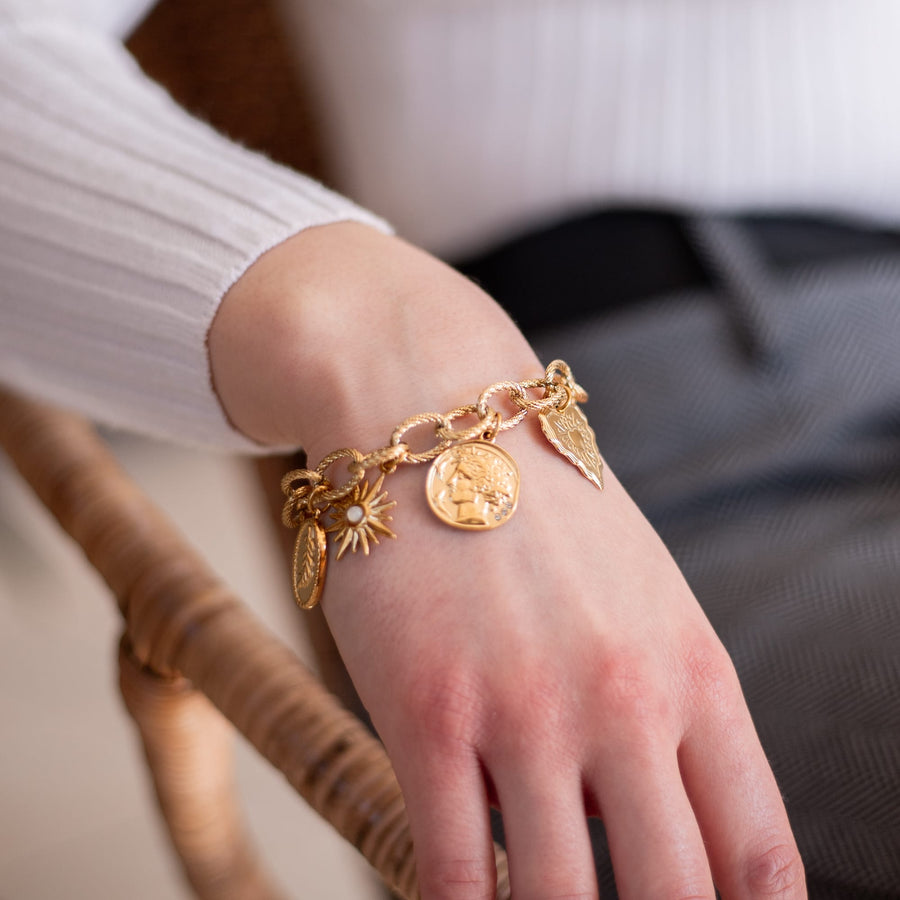 Bracelet chaîne Estefania - Bébou la Coquette