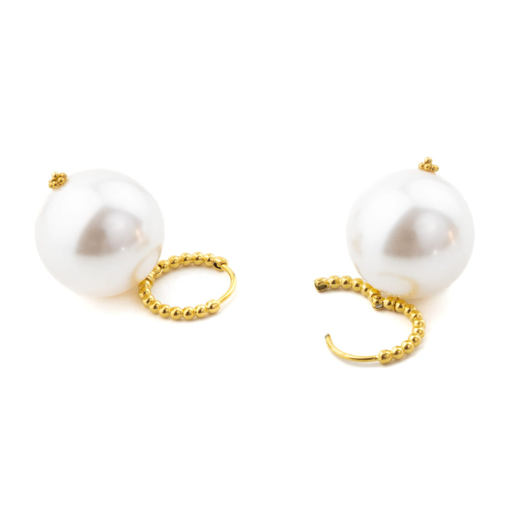Boucles d'oreilles créoles Noémie - Bébou la Coquette