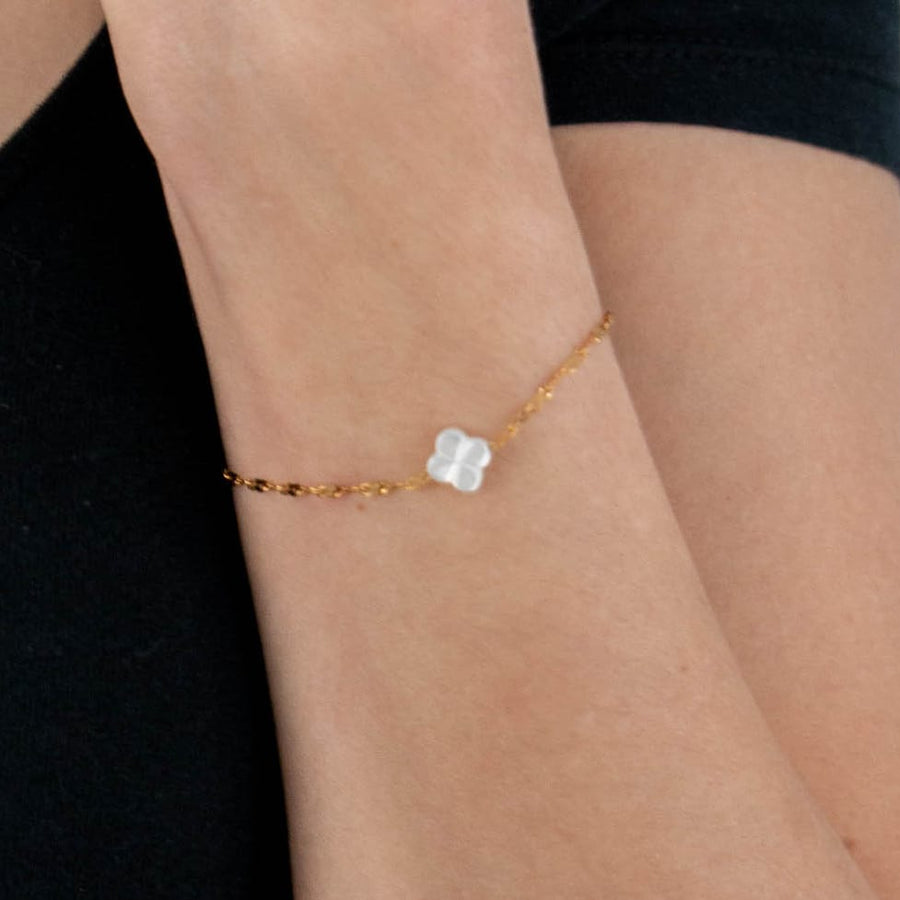 Bracelet chaîne Gypsophile - Bébou la Coquette