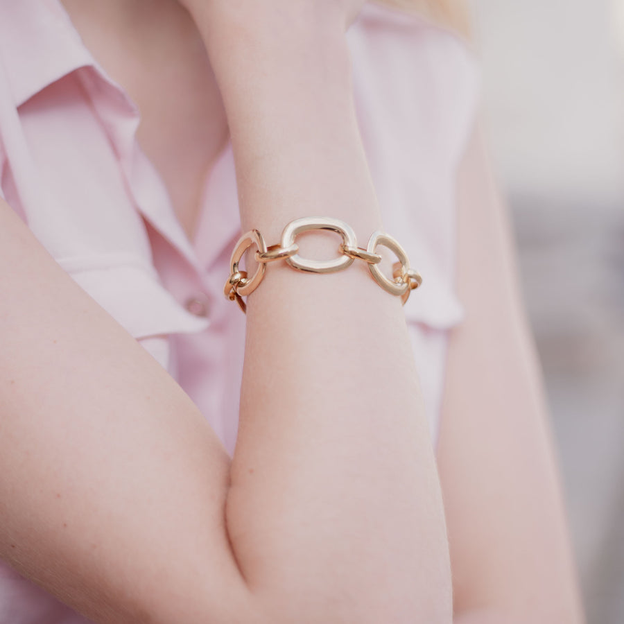 Bracelet chaîne Léonie - Bébou la Coquette