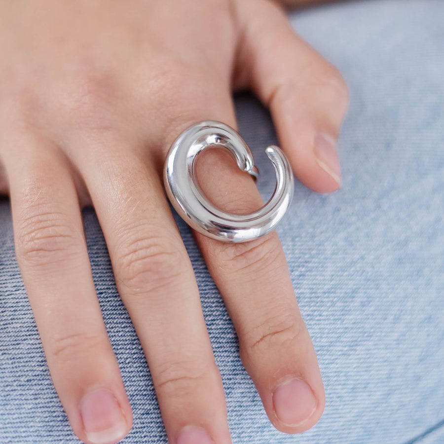 Bague réglable Ambre - Bébou la Coquette