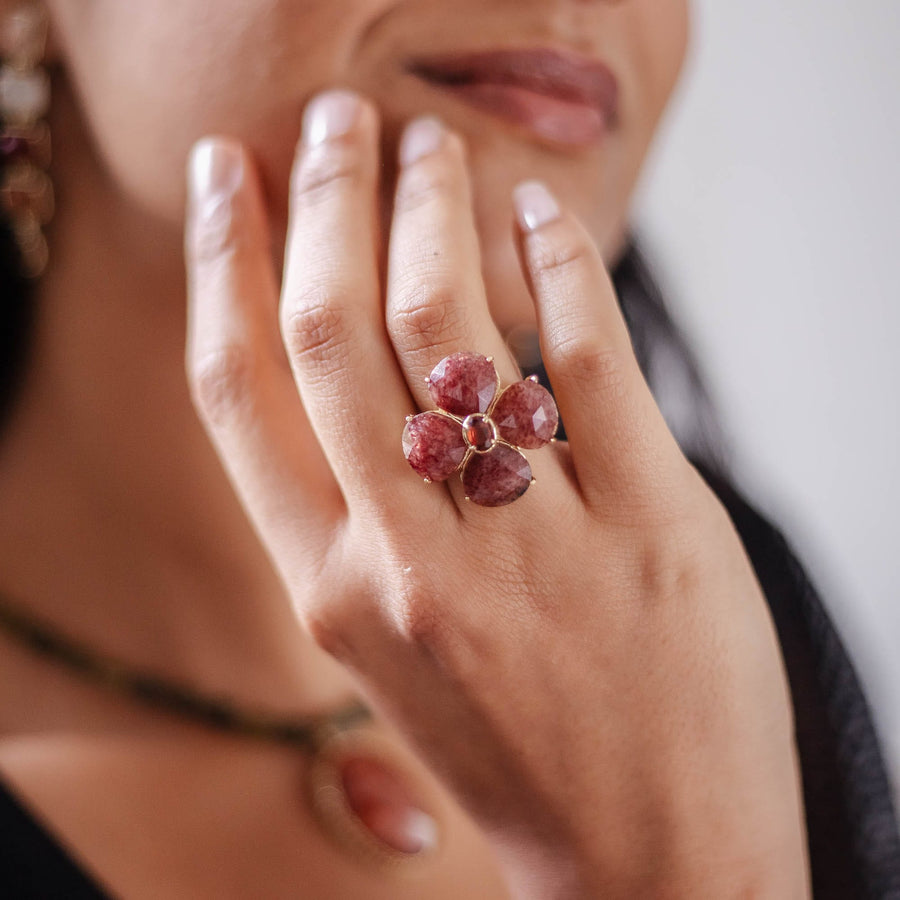 Bague réglable Jacinthe - Bébou la Coquette