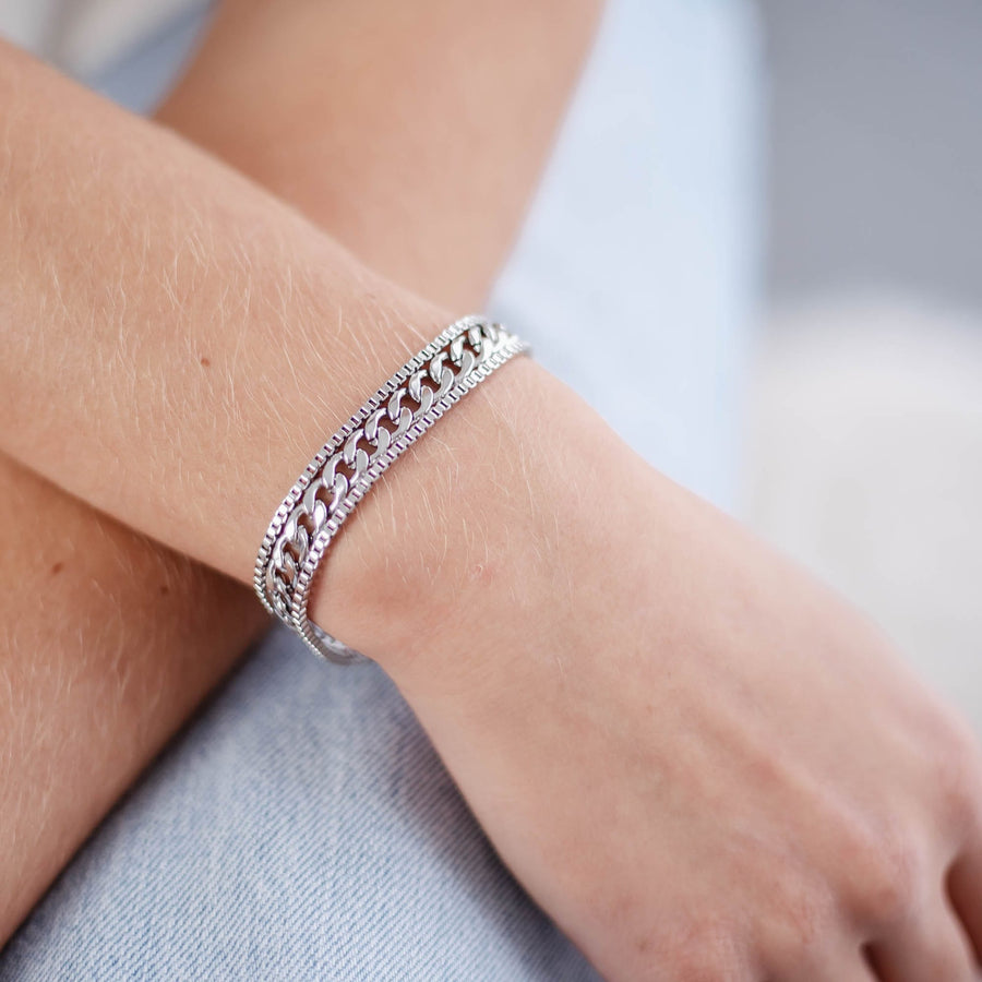 Bracelet chaîne Wivine - Bébou la Coquette