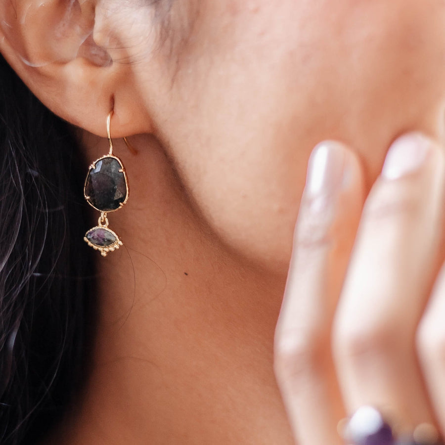 Boucles d'oreilles pendantes Yupin - Bébou la Coquette