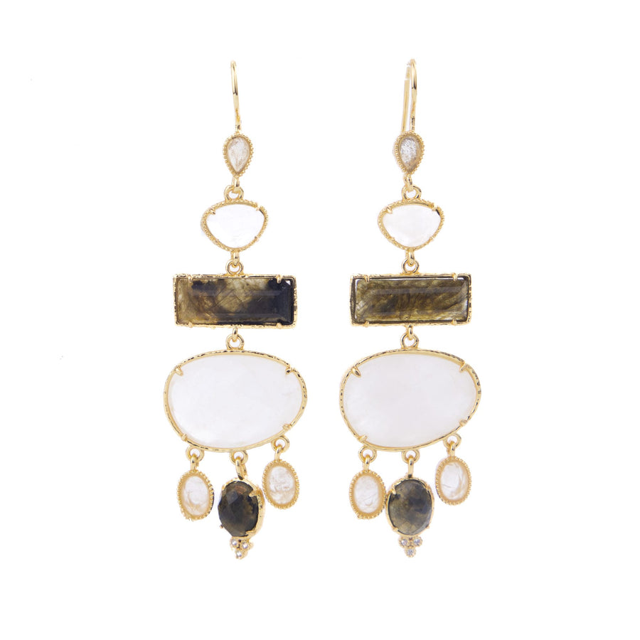 Boucles d'oreilles pendantes Benjawan - Bébou la Coquette