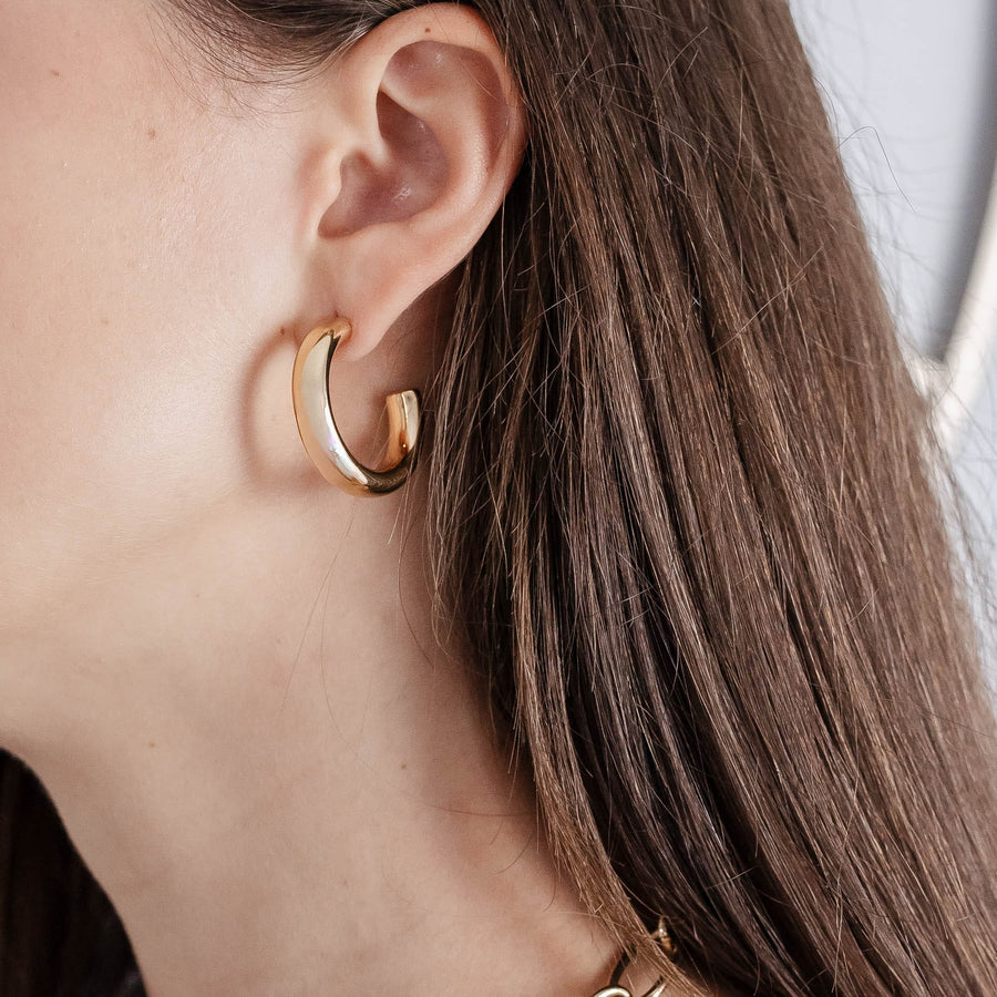 Boucles d'oreilles créoles Paloma - Bébou la Coquette