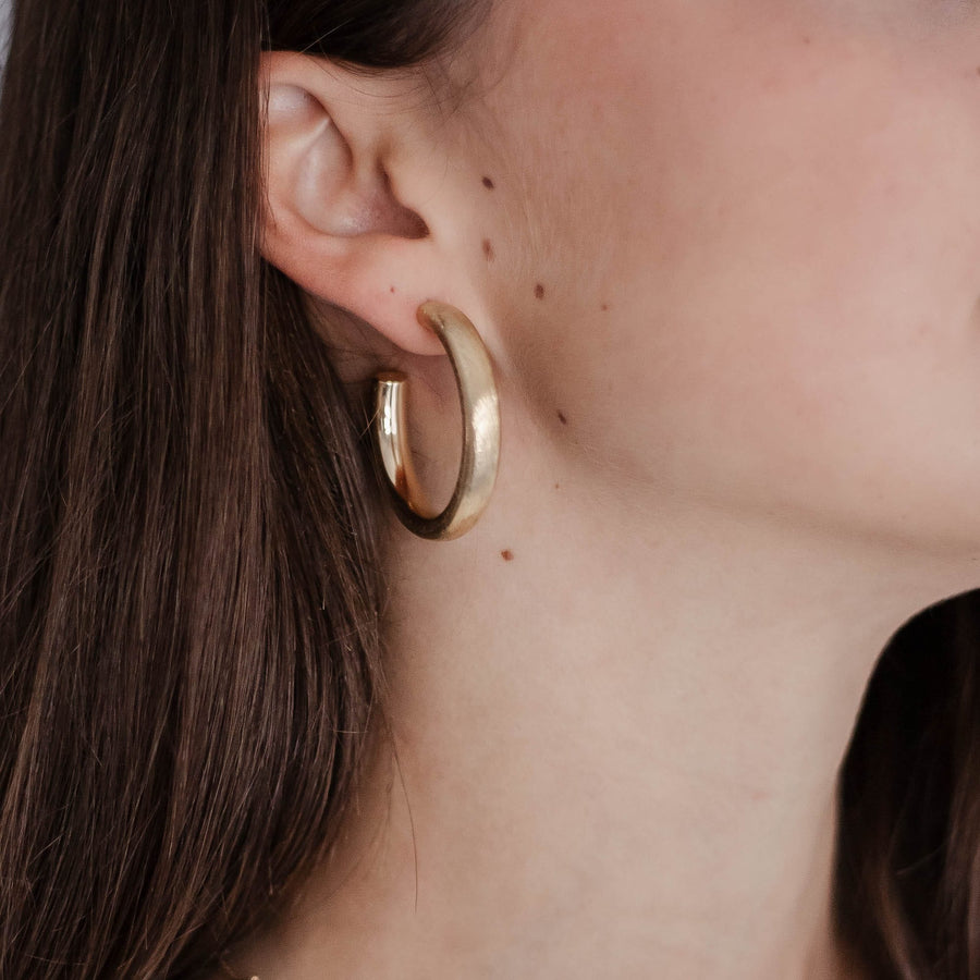 Boucles d'oreilles créoles Mélisande - Bébou la Coquette