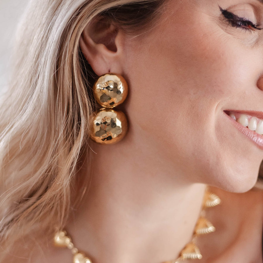 Boucles d'oreilles pendantes Valentina - Bébou la Coquette