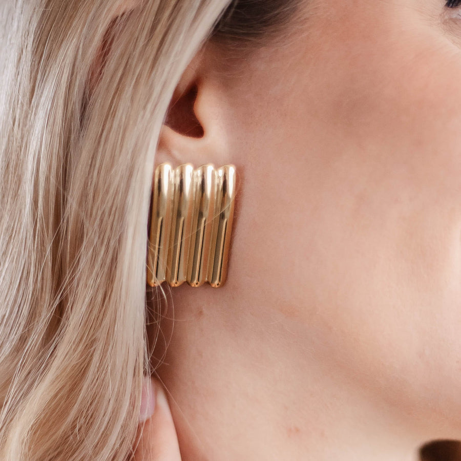 Boucles d'oreilles puces Maïna - Bébou la Coquette