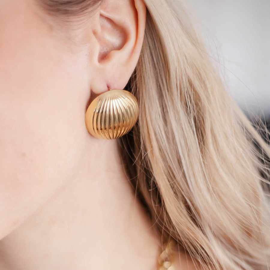 Boucles d'oreilles puces Adalie - Bébou la Coquette