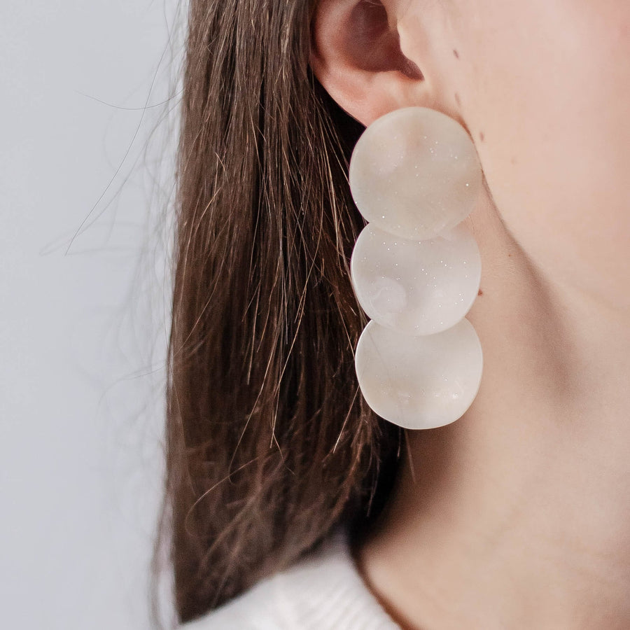 Boucles d'oreilles pendantes Maya - Bébou la Coquette