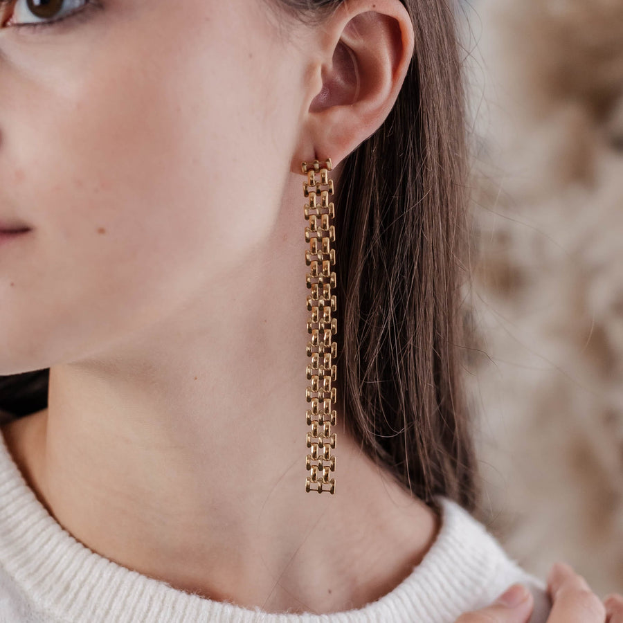 Boucles d'oreilles pendantes Willa - Bébou la Coquette