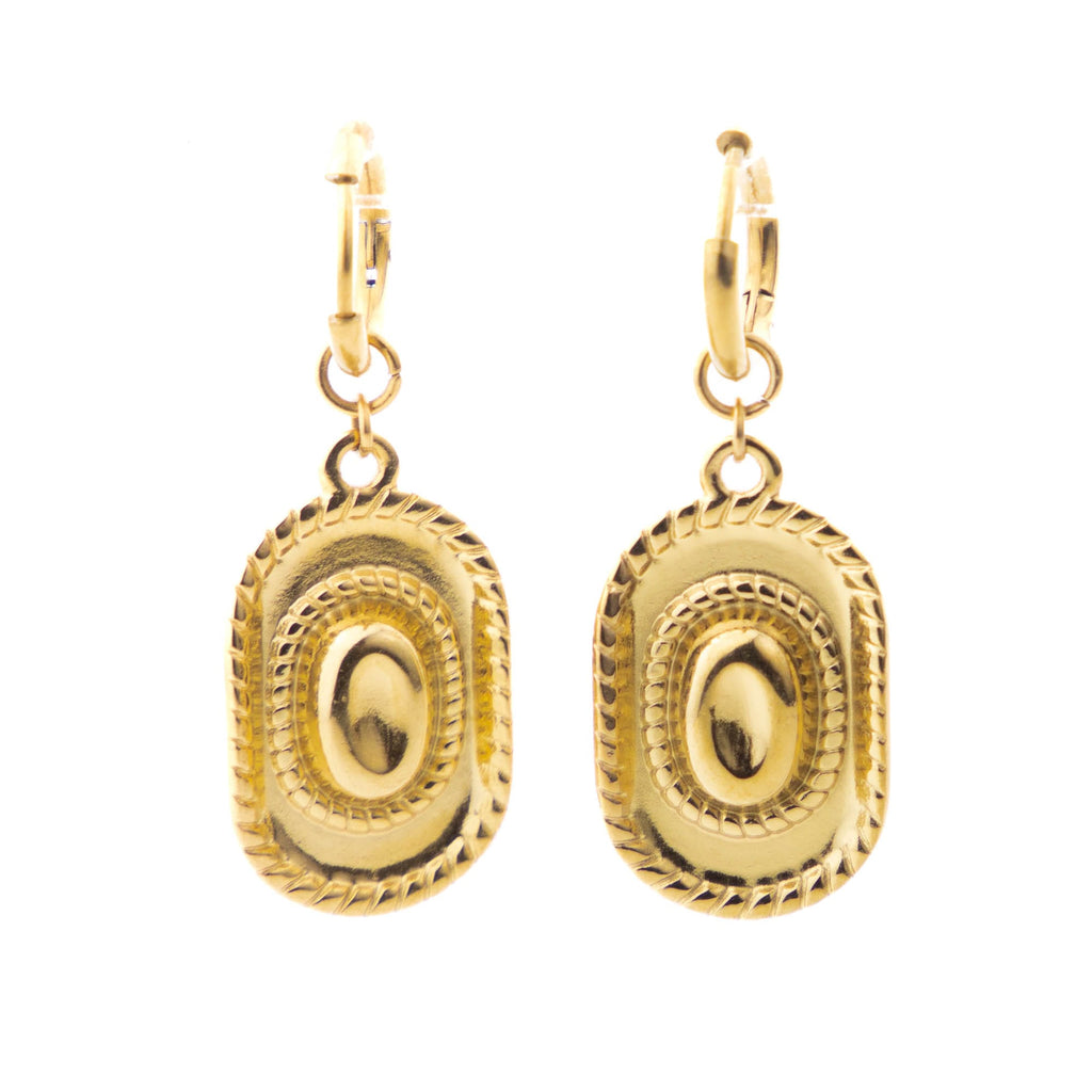 Boucles d'oreilles créoles Loredane - Bébou la Coquette