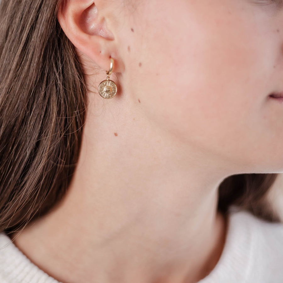 Boucles d'oreilles créoles Wanda - Bébou la Coquette