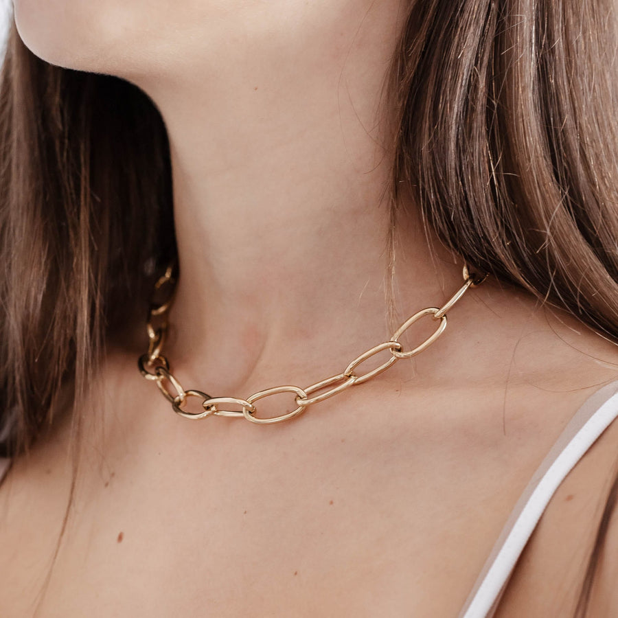 Collier chaîne Odile - Bébou la Coquette
