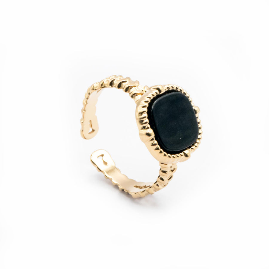 Bague réglable Huguette-Rose - Bébou la Coquette