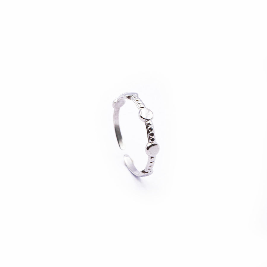 Bague Jeannette coloris argent - Bébou la Coquette