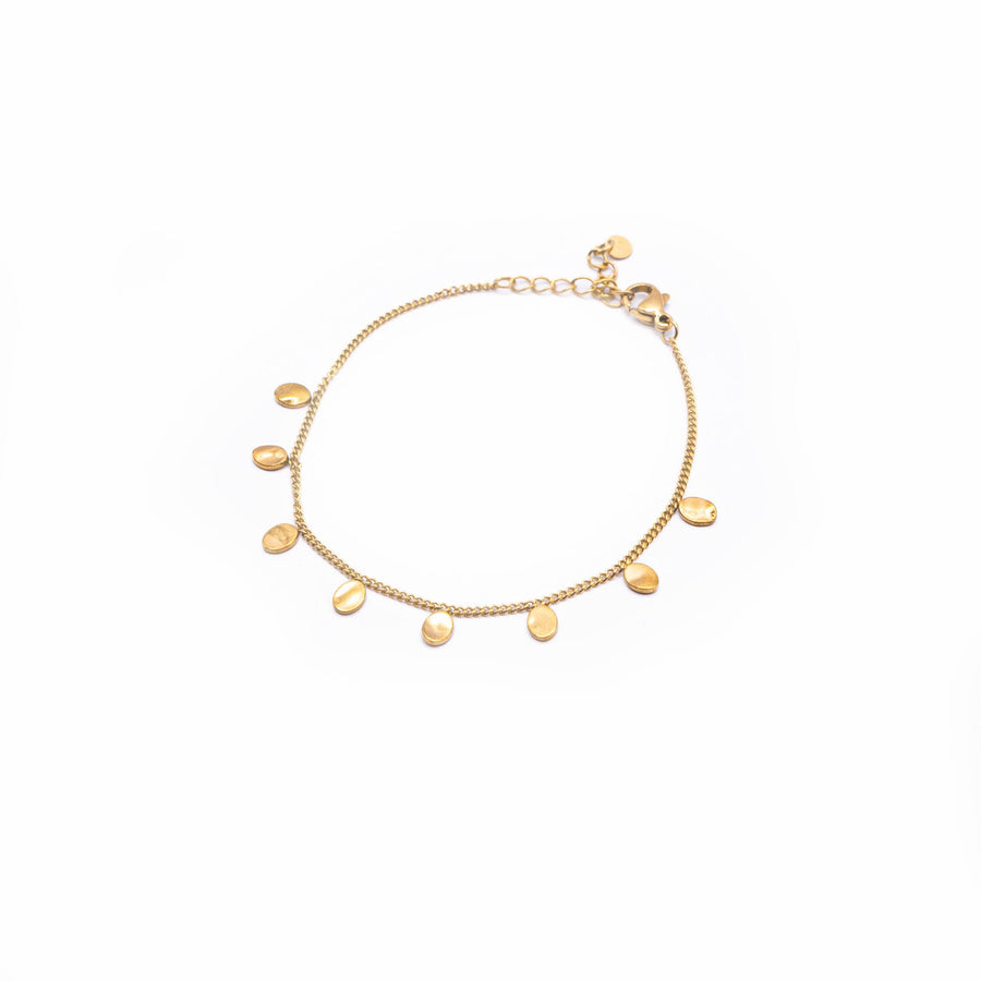 Bracelet chaîne Colombine coloris argent - Bébou la Coquette