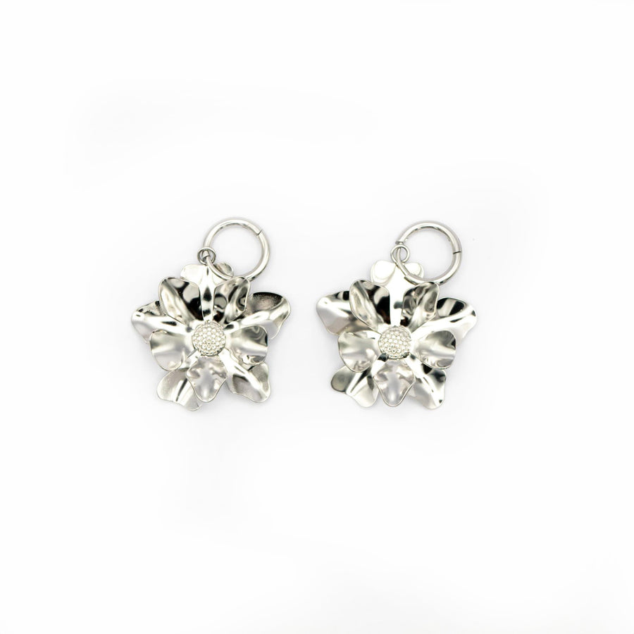 Boucles d'oreilles créoles Bruyère - Bébou la Coquette
