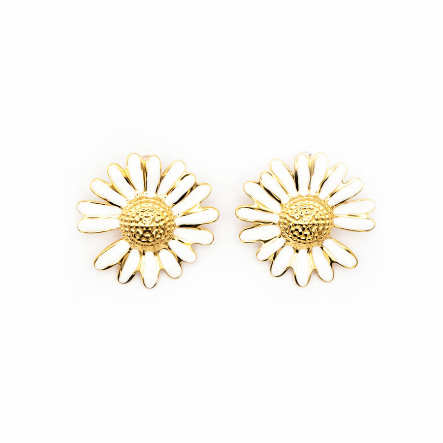 Boucles d'oreilles puces Réséda - Bébou la Coquette