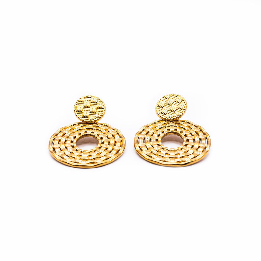 Boucles d'oreilles pendantes Juliette - Bébou la Coquette