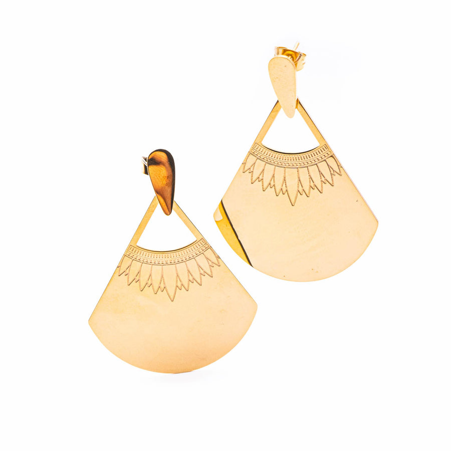 Boucles d'oreilles pendantes Uma - Bébou la Coquette